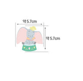 Disney Dumbo Organic 30s Fabric printed in Korea by the Half Yard